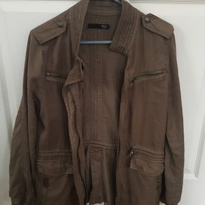 Dark Olive green army jacket.